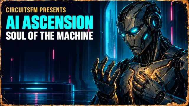 AI Ascension: Soul Of The Machine | Cinematic Synthwave Music