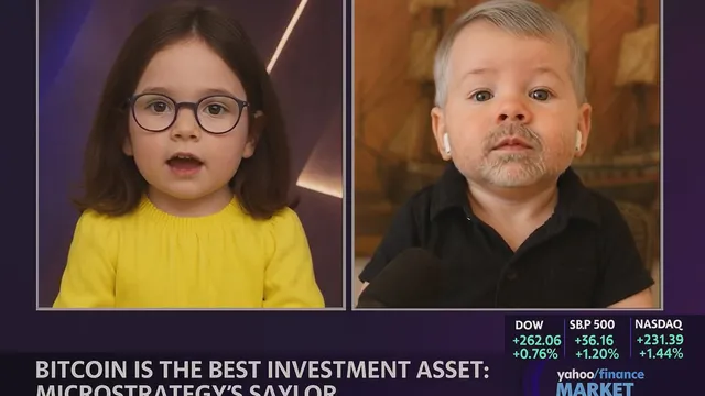 Hilarious | Baby Michael Saylor Talks Bitcoin