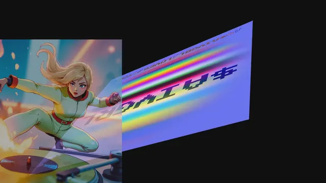 $AIVGRL ColorSwatch Vibes! (loop with audio)