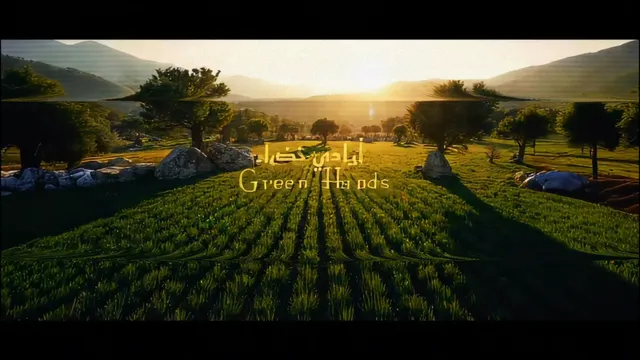 Green hands