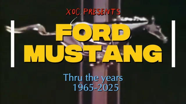 Ford Mustang Timeline