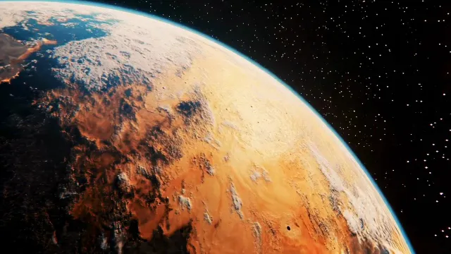 Arid planet LV-107