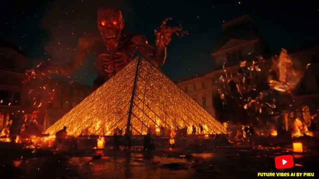 Nightfall at the Louvre