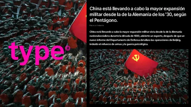 China está llevando a cabo la mayor expansión militar desde la de la Alemania de los ’30, según el Pentágono