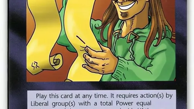 ILLUMINATI CARD GAME: "LIBERAL AGENDA"