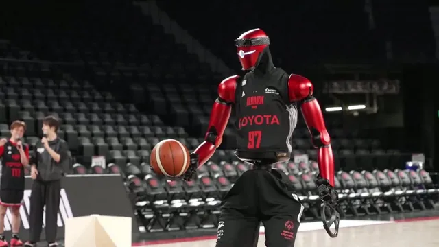 Toyota Robot Plays Basketball