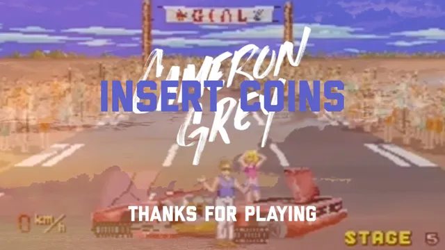 Thanks for Playing Cocaine Ferrari - Game Over - Insert Coins