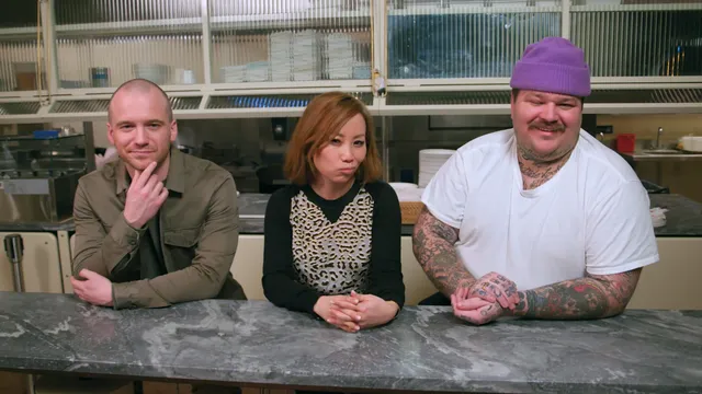 Sean Evans, Matty Matheson, and Miss Info Judge a Stunt Burger Showdown