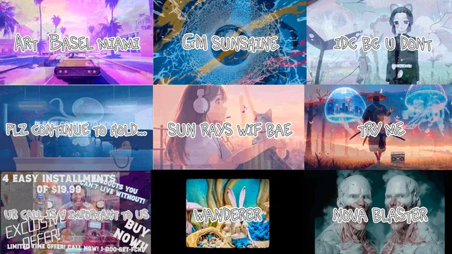 Lofi AI Mixtape // 9 Videos in 1