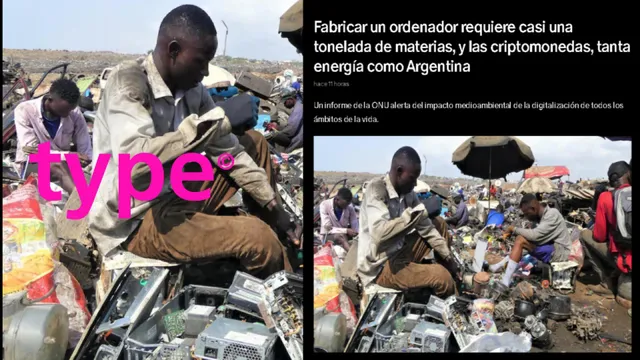 Fabricar un ordenador requiere casi una tonelada de materias, y las criptomonedas, tanta energía como Argentina