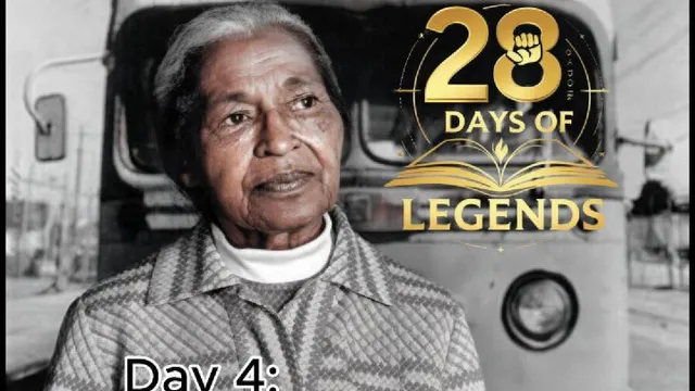Day 4 of 28 Days of Legends – Rosa Parks ✊