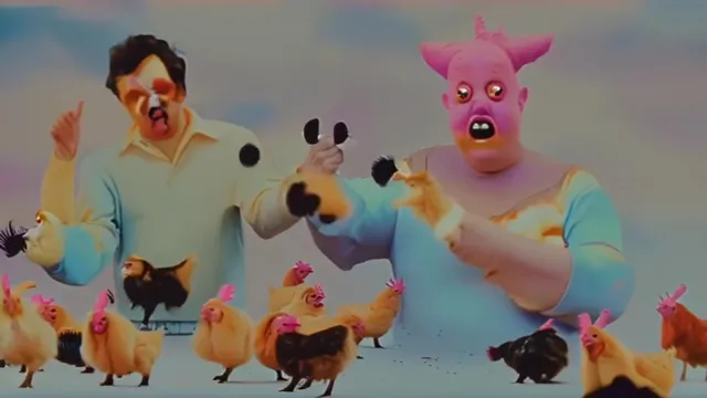 Animal Farm - AI Artists imagine Man's Relationship with Meat