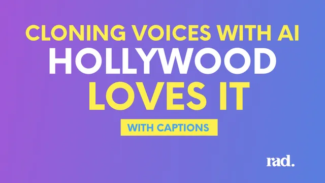 Cloning Voices for Film? These Creators Were Doing It Last Year