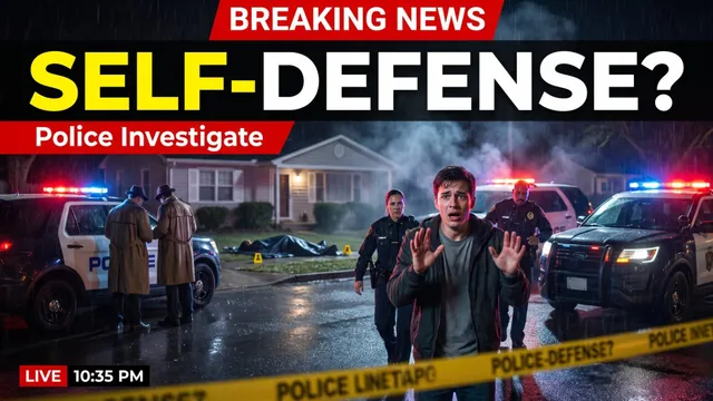 Son Shoots Dad in Self-Defense  Police Investigation
