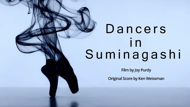 Dancers in Suminagashi