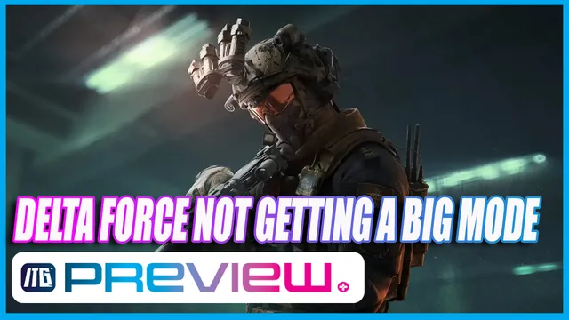Delta Force Says No Battle Royale Mode