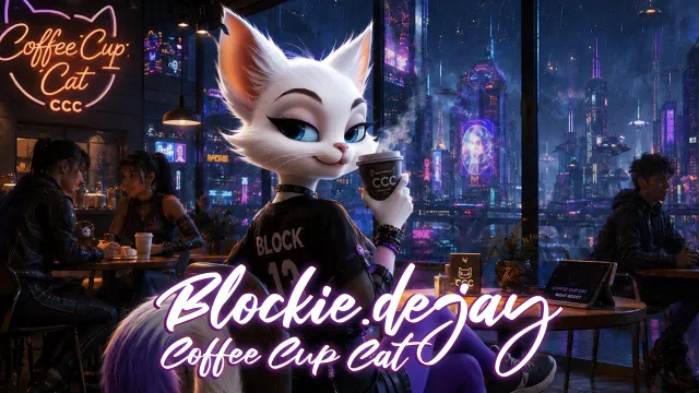 Blockie.dejay - Coffee Cup Cat