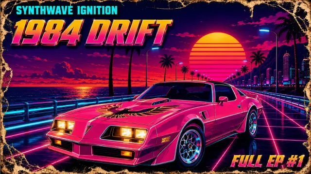Synthwave Ignition: 1984 Drift | Retro Night Drive Music