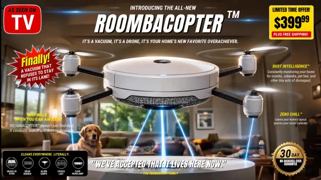 ROOMBACOPTER™ Official Launch | Air Superiority for Your Home