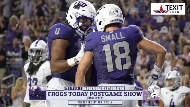 EXCLUSIVE Frogs Today Football Postgame Show presented by Texit Coin I TCU 42-21 ACU