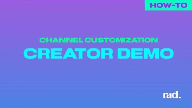 How-To: Creator Onboarding Demo
