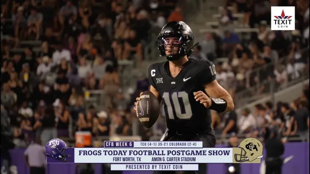 Frogs Today Football Postgame Show presented by Texit Coin I TCU 35-21 CU