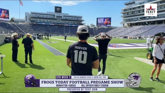 Frogs Today Football Pregame Show presented by Texit Coin I LIVE from Kansas State