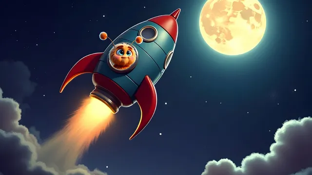 The Mumzel is on its way to the Moon! 🌕🚀