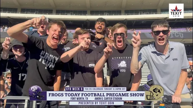 Frogs Today Football Pregame Show presented by Texit Coin I TCU vs Colorado