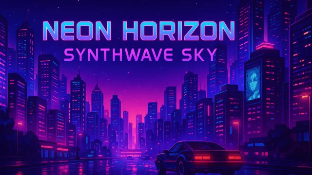 Neon Horizon 1982: Synthwave Sky | 80s Dreamwave Mix
