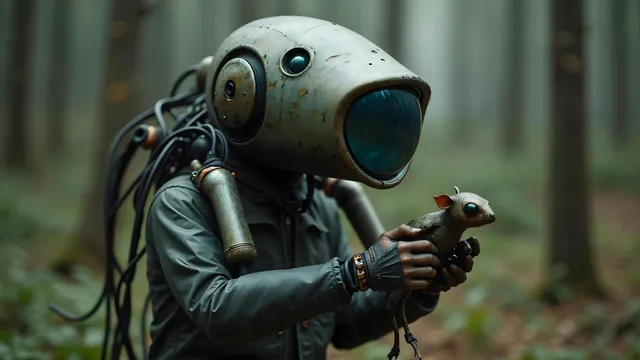Eco Drone Hybrid AI Genetically Engineered Companions